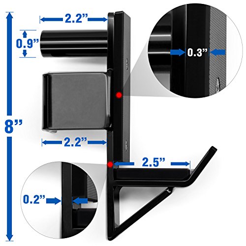 Yes4All JHooks Barbell Holder for Power Rack Fit 2x2, 2x3, 3x3