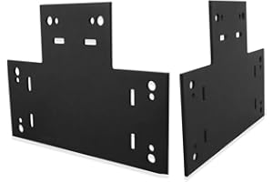 Ozco Building Products 56612 6-inch T-Tie Plate Connector, (2 per Pack),Black