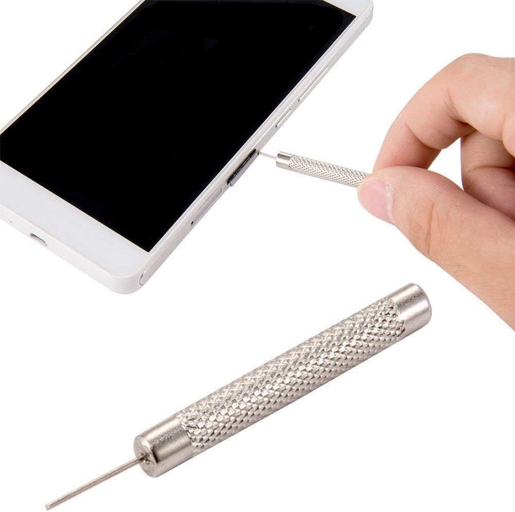 AYWFEY 9 Pack Cellphones SIM Card Tray Opening Removal Tool Ejector Pin Needle Compatible with All iPhone Apple iPad HTC Samsung Galaxy Smartphone Watchchain Link Remover - Image 4