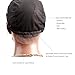 Bella Hair Breathable Lace Front Wig Cap for Making Wigs with Adjustable Straps and Combs Swiss Lace Black Large Size