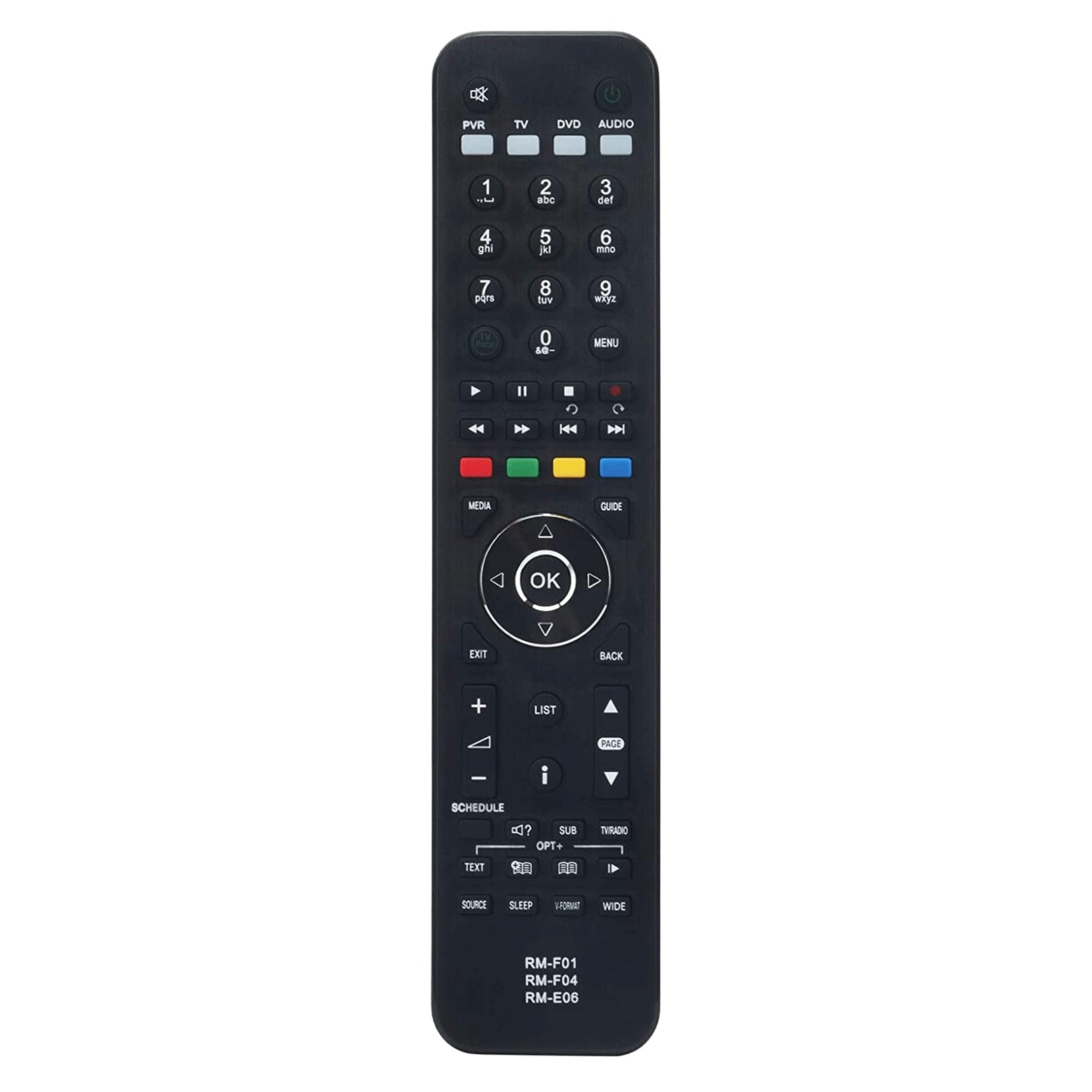 RM-F01 RM-F04 RM-E06 Replacement Remote Control -VINABTY-Fit for Humax Foxsat HDR Freesat Box HD-FOX-T2 IHDR-5200C IHRD-5050C HDR-FOX-T2-1TB HDR-1000GB HDR-1TB