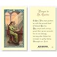 WJ Hirten E24-420 Prayer to Saint Cecilia, Clear Holy Cards