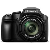 PANASONIC LUMIX FZ80 4K 60X Zoom Camera, 18.1 Megapixels, DC Vario 20-1200mm Lens, F2.8-5.9, 4K 30p Video, Power O.I.S, WiFi – DC-FZ80K (USA Black)