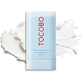 TOCOBO Cotton Airy Sun Stick 0.67 oz, SPF 50 Matte Face Sunscreen, Vegan | Oil-balancing, no white cast, easy reapply over makeup, sebum control, vegan, lightweight, mess-free format, travel size