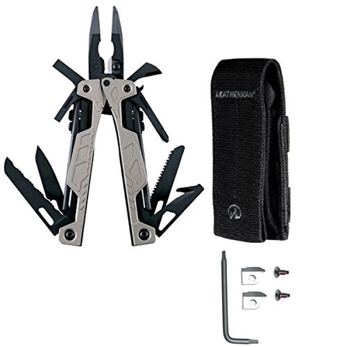 Leatherman 831793 Silver Multipurpose Multi-Tool With Black Molle Sheath + Leatherman Regular Wire Cutter Inserts