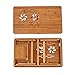 Nakey Laptop Desk Table Adjustable Bamboo Foldable Lapdesk Breakfast Serving Bed Tray w’ Tilting Top Drawer (lapdesk)thumb 4