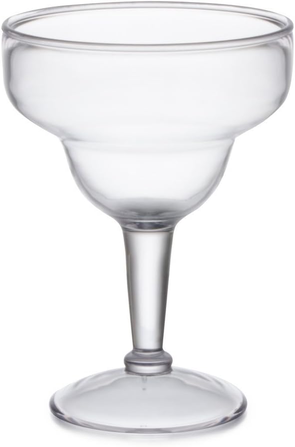 Acrylic Margarita Glass with Liner (22.4X17.0X10.6 INCH, Clear) Margarita Glasses