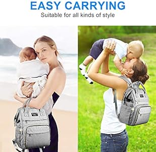 diaper bag backpack mokaloo large baby bag