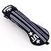 Craftsman Golf Blue Strips Black PU Leather #1 F X UT Golf Driver Headcover Fairway Wood Cover Hybrid Golf Clubs Head Covers,Star Desig