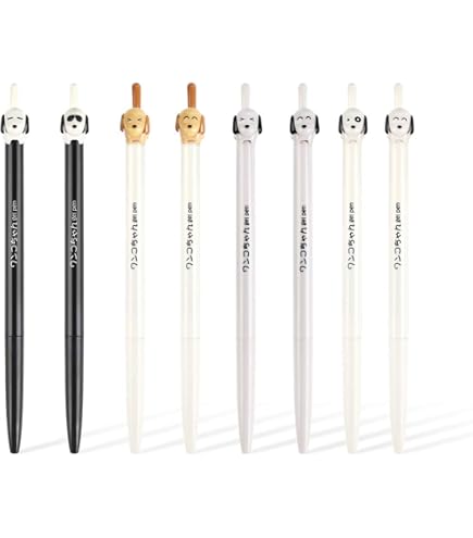 Amazon.com: RECHENG 12-Pack Premium refillable&retractable cute