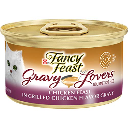 FANCY FEAST GRAVY LOVERS WET CAT FOOD, CHICKEN, 3 OZ CAN
