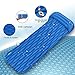 Angemay Ultralight Sleeping Pad - Ultra-Compact Camping Air Mattress for Backpacking, Travelinga and Hiking - Leakproof Portable Outdoor Sleeping Mat with Pillow, for Travel Beach Camping - Blue