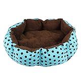 Mokingtop® Pet Dog Puppy Cat Warm Bed House Plush Cozy Nest Mat Pad (Blue)