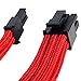 Silverstone Tek Sleeved Extension Power Supply Cable with 1 x 8-Pin to PCI-E 8-Pin Connector (PP07-PCIR)