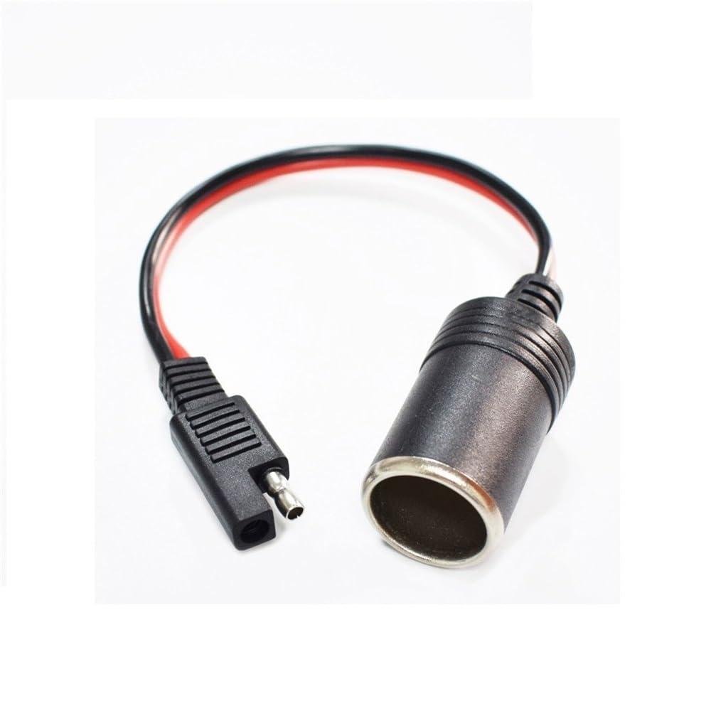 Aofan SAE to Cigarette Lighter Adapter 12V 20A Heavy Duty - Quick Disconnect Power Converter for Car, Motorcycle, RV, Solar Panels (0.3M)