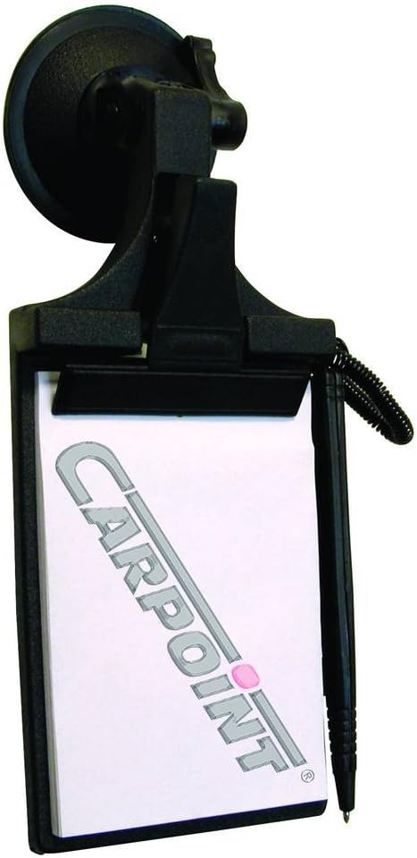 Carpoint 0523428 Noteblock with Suction Cup, black