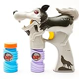 Fun Central AY938 LED Wolf Bubble Gun - Grey