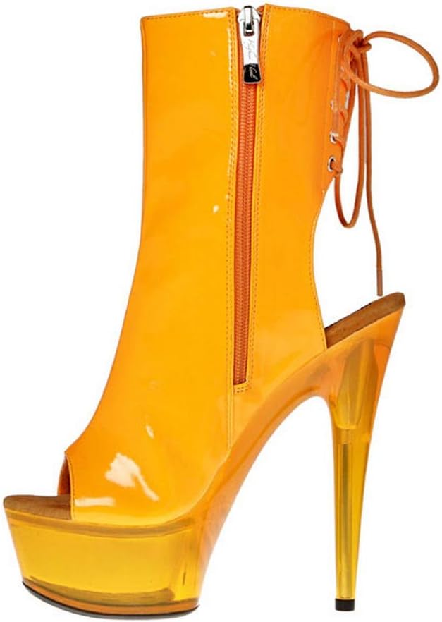 The Highest Heel Amber-601, 6" Platform Ankle Bootie