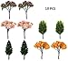 BeautyMood 10Pcs Miniature Fairy Garden Tree Plant Ornamentm, Miniature Dollhouse Pots Decor Moss Bonsai Micro Landscape DIY Craft Garden Ornament