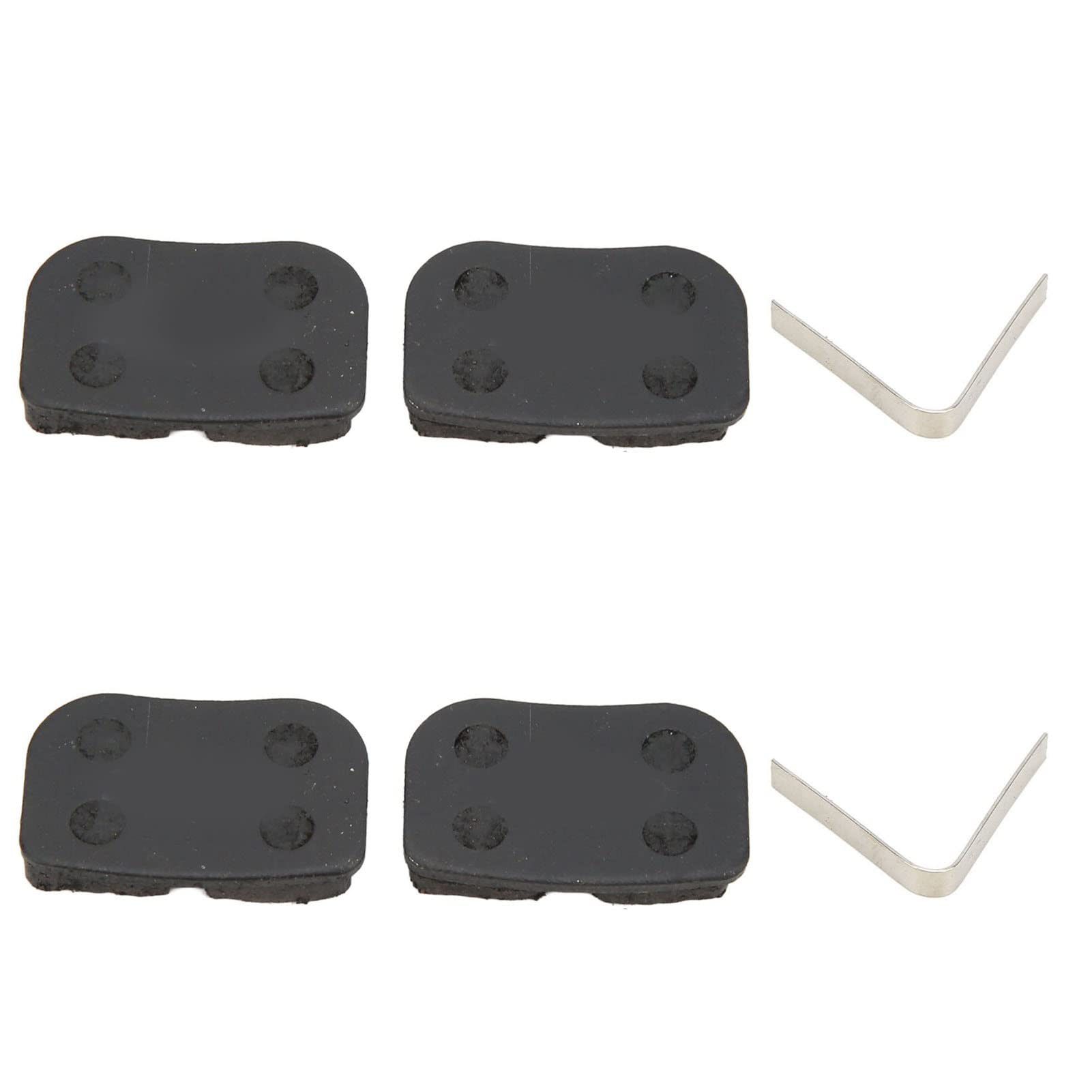 VGEBY Bike Disc Brake Pads, 2 Sets Bike Disc Brake Pads Good Heat Dissipation Water Resistance Low Noise Mountain Bike Brake Pads Replacement(MS 08B) Bicycles And Spare Parts