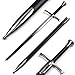 Ace Martial Arts Supply Medieval Knight Arming Sword with Scabbard (Pommel T5)