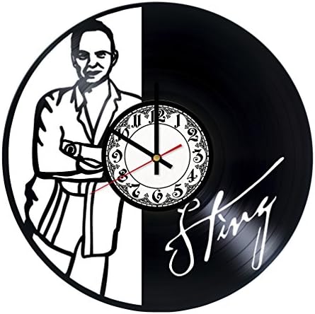 Sting Rock Musician Record Wall Clock - Get unique living room wall decor - Gift ideas for friends – Unique Art Design