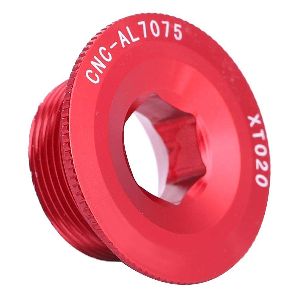 VGEBY1 Bike Crank Bolt, Aluminum Alloy Bike Fixing Bolt for Crank Arm for Mountain Bike, Road Bike(Red)
