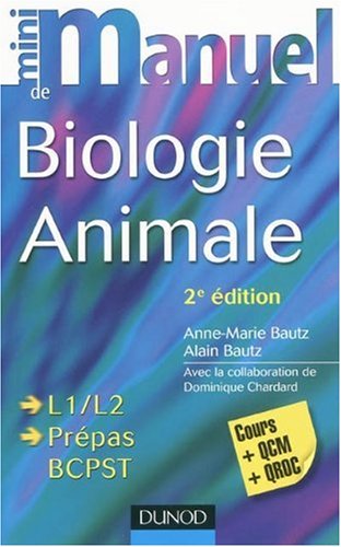 Mini manuel de biologie animale