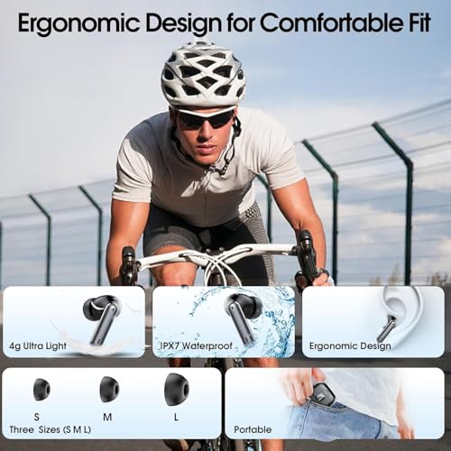 Ai Translation Earbuds Real Time,3-in-1 Buletooth 5.3 Translator Earbuds with 6 Translation Modes/164 Languages,No Subscription Required Translatior Headphones,40H Audifonos Traductores Inglés Español