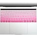 Allinside Ombre Pink Keyboard Silicone Cover for MacBook Pro 13