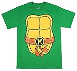 Teenage Mutant Ninja Turtles Adult Costume T-Shirt - Mike Brown (X-Large)