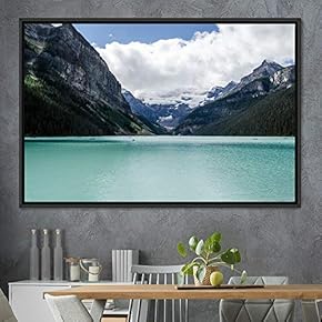signwin Framed Canvas Wall Art Calming Waters Aerial...