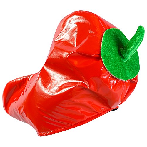 Red Pepper Hat - Adults Cinco De Mayo Party Hats - Novelty Hats by Funny Party Hats