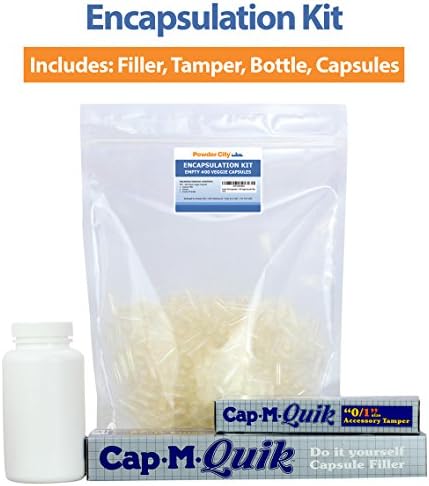 Powder City Encapsulation Kit (#00 Veggie Caps with Filler)
