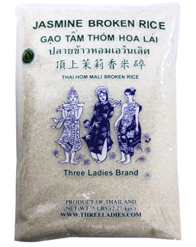 5 Pounds Three Ladies Brand Jasmine Broken Rice (One Bag) - Buy ...
