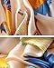 NUWEERIR Womens 100% Large Mulberry Silk Scarf Long Satin Scarf Fashion Designer Scarf Lightweight Wraps