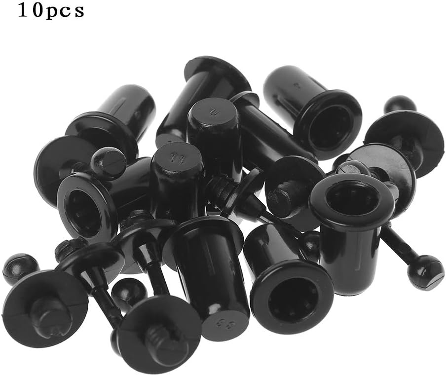 Gszfsm001 10 Pairs DIY Audio Speaker Buckles Plastic Ball Socket Type Grill Guides Peg Kit