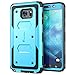 Galaxy Note 5 Case, i-Blason Armorbox Dual Layer Hybrid Full-body Protective Case For Samsung Galaxy Note 5 with Front Cover and Built-in Screen Protector / Impact Resistant Bumpers (Blue)
