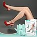 Gel Moisturizing Gloves and Spa Moisturizing Socks for Dry Cracked Heels Feet Skin Repair Treatment for Large Size Women in Dry Hands and Foot Use Overnight