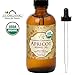 US Organic Apricot Kernel Oil, USDA Certified Organic,100% Pure & Natural, Cold Pressed Virgin, Unrefined in Amber Glass Bottle w/Glass Eyedropper for Easy Application (4 oz (Large))