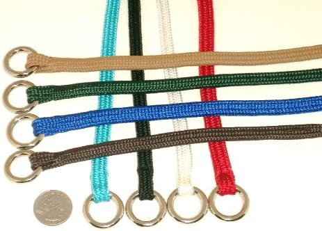 Midnight Products Medium Weight Braided Nylon Choke Collar 28" Black