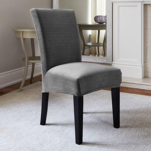 URBANLIFE Circle Stretch Shorty Dining Room Chair(slate)