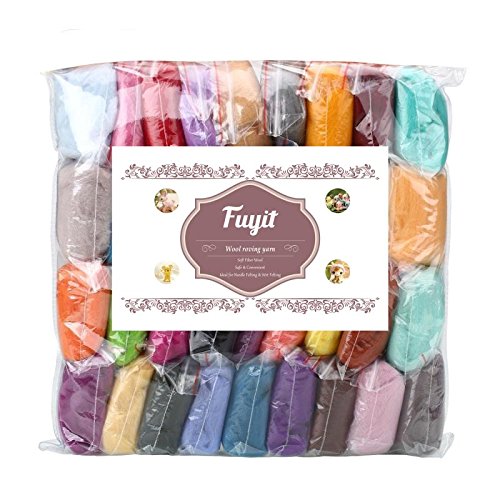 6 Fuyit+Roving+Felting+Spinning+Materials