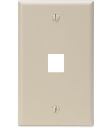40649-I Type 625 Telephone Wall Jack - Ivory (pack Of 10