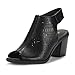 DREAM PAIRS Women's Route Mid Heel Pump Sandals