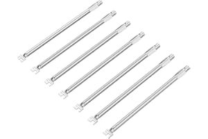SafBbcue 67556 Grill Burner Tubes for Weber Summit E-650 S-650 E-640 S-640 Gas Grills, Replacement for Weber Summit Burner Tubes, 7 Pack