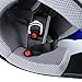 TCT-MT Youth Helmet+Goggles+Gloves Blue Flame DOT Dirt Bike ATV Helmet Motocross Medium New