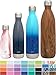Simple Modern 25 Ounce Wave Water Bottle - Stainless Steel Double Wall Vacuum Insulated Metal Reusable - Leakproof Ombre: Pacific Dream