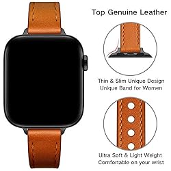 OUHENG Slim Bands Compatible with Apple Watch Band
