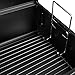 Royal Gourmet BBQ Charcoal Grill with Offset Smoker, 30'' L, New Process Paint Not Flake
